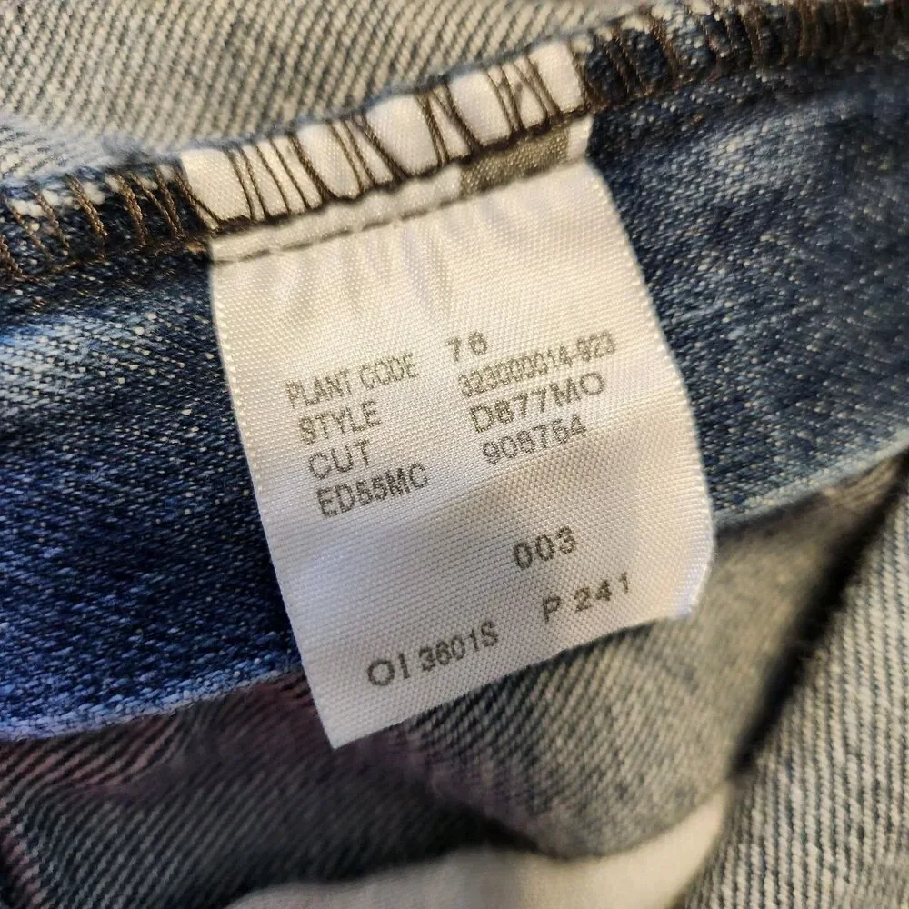 Y2K Polo Jeans Co Boys 20 Blue Denim Jeans Straight Leg Ralph Lauren 30x29.5 Vtg